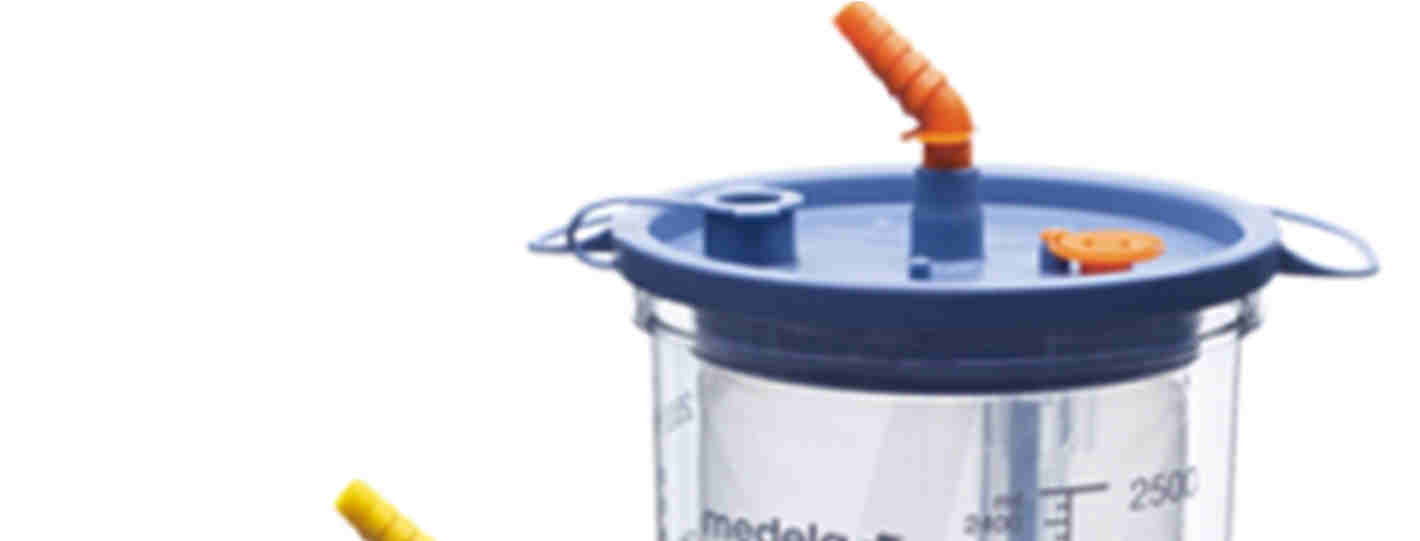 Příslušenství k odsávačkám Medela Láhve pro MedelaVaky polykarbonátové - nový typ, model roku 2011 Polykarbonátové láhve Úchyt láhve je opatřen odnímatelnou pojistnou sponou a