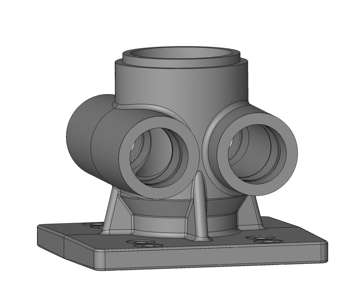 počítačové analýzy. Ostré přechody mezi vygenerovanými geometrickými elementy výpočtového modelu mohou způsobit špičky soustředěného napětí.