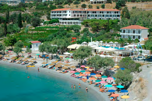Glykorissa Beach*** ŘECKO Samos / Pythagorion Poloha: oblíbený hotel v klidném