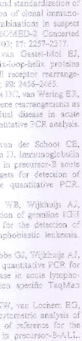 Serial a nd qua nlitalive analysis f mi xed herna tpielic chimerisrn by PC R in palients wilh acute Icukemias a ll ws lhc predictin f relapse a ft er a llgeneic BMT.