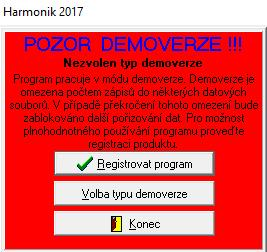 Pokud máte zakoupenou licenci pro příslušný rok, zvolte "Registrovat program" a do políček určených pro vyplnění údajů zapište "Název firmy" a "Aktivační kód".