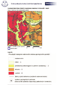 související dokumentace z archivu ČGS. Přijatá koncepce NGMD je v souladu se současným stavem budování národních geologických mapových databází v zahraničí.