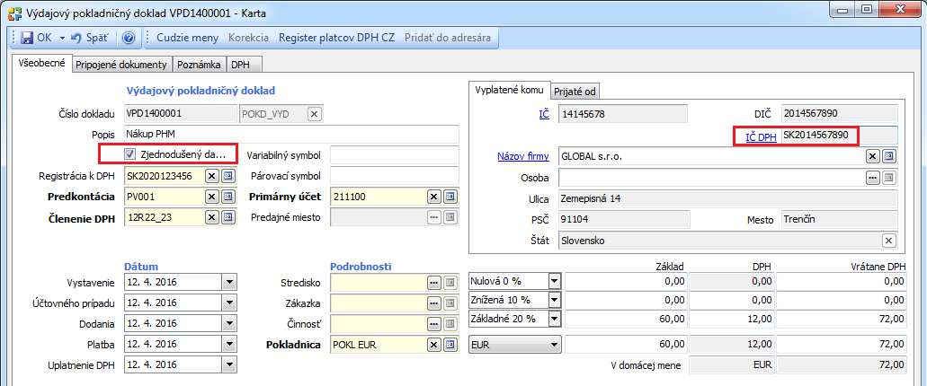 Vážení zákazníci, MONEY VERZIA 1.7.2.4375 Prehľad noviniek vo verzii 1.7.2.4375 zavedených do Money od verzie 1.7.1.4291 radi by sme Vás v nasledovnom prehľade previedli novinkami, ktoré sú do novej verzie 1.