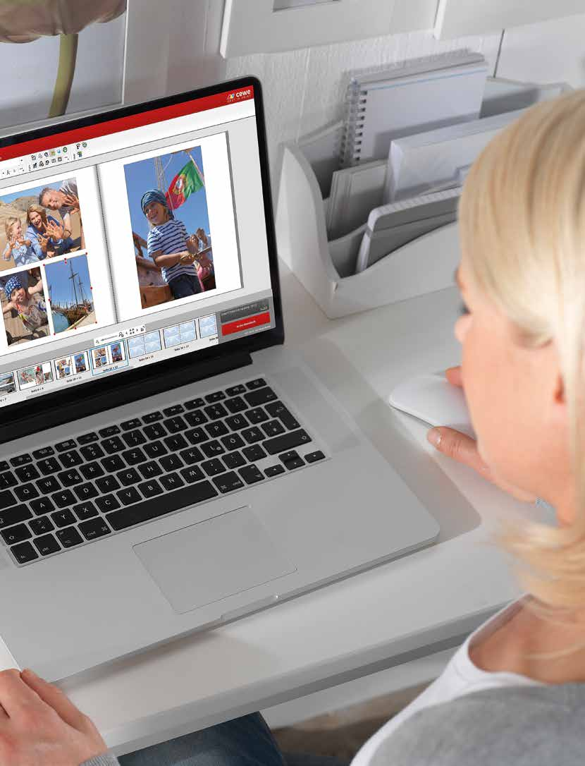 Vytvorte a objednajte si vašu fotoknihu s objednávkovým softvérom a o pár dní sa budete tešiť z vysoko kvalitného, vlastnoručne vytvoreného produktu.