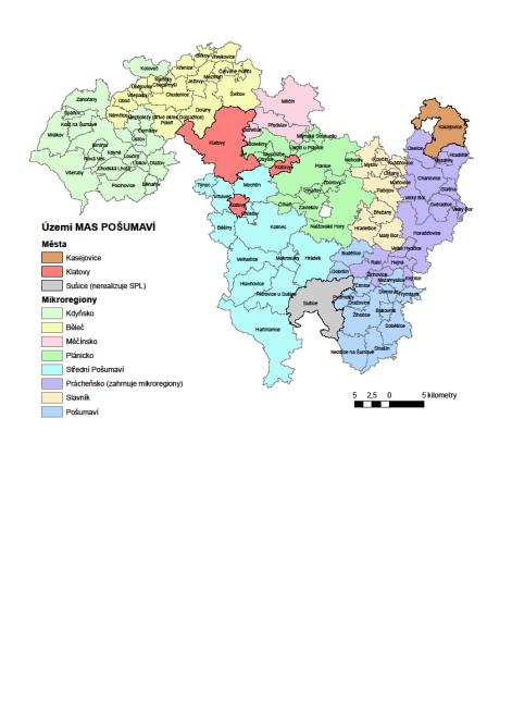 mohla být uplatňována Strategie komunitně vedeného místního rozvoje, vypracovaná MAS. Členy MAS Pošumaví jsou i tři města. 18.4.