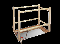 DOPLNKY K PODKROVNÝM SCHODOM Bariéra LXB Ochranná bariéra zaisťuje otvor v podlahe podkrovia a taktiež uľahčuje výstup po rebríku schodov.