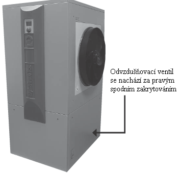 Aby bylo možno propláchnout kondenzátor, musí být potrubí výstupní vody a zpátečky opatřena uzavíracími orgány.