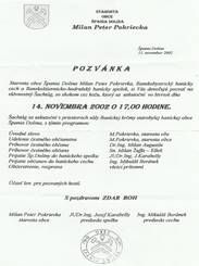 24 u Makovníkov uskutočnilo stretnutie predstaviteľov, Banskoštiavniocko- hodušského baníckeho spolku, Banskobystrického spolku a Združenia