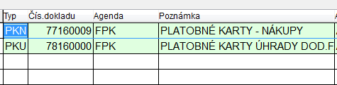 Nastavenie číselných radov V agende Číselné rady (pre modul PROLFA) si