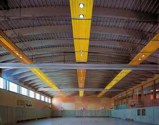 Zehnder přesvědčuje kompletní nabídkou stropních panelů... pro průmyslové, výrobní, skladovací a sportovní haly, autosalóny,.
