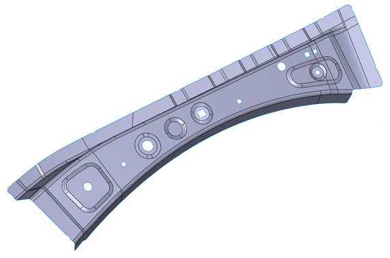 Příloha č. 1 Protokol simulace tažení PROTOKOL SIMULACE TAŽENÍ List :1 Počet listů :9 Název dílu Výztuha karoserie Protokol číslo :1 Simulační software Autoform 4.