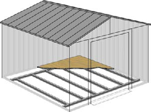 Tlakově ošetřené dřevo nesmí být použito tam, kde je v kontaktu s domkem ARROW. Vlastnosti takto ošetřeného dřeva způsobují rychlou korozi kovu. Pokud dojde ke kontaktu s domkem, bude omezena záruka.