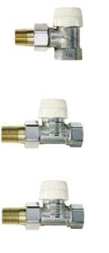 V2020DSL15 *1/2" přímé 195 *poniklovaná bronz *Kvs max = 1,85 V2020DSL20 *3/4"