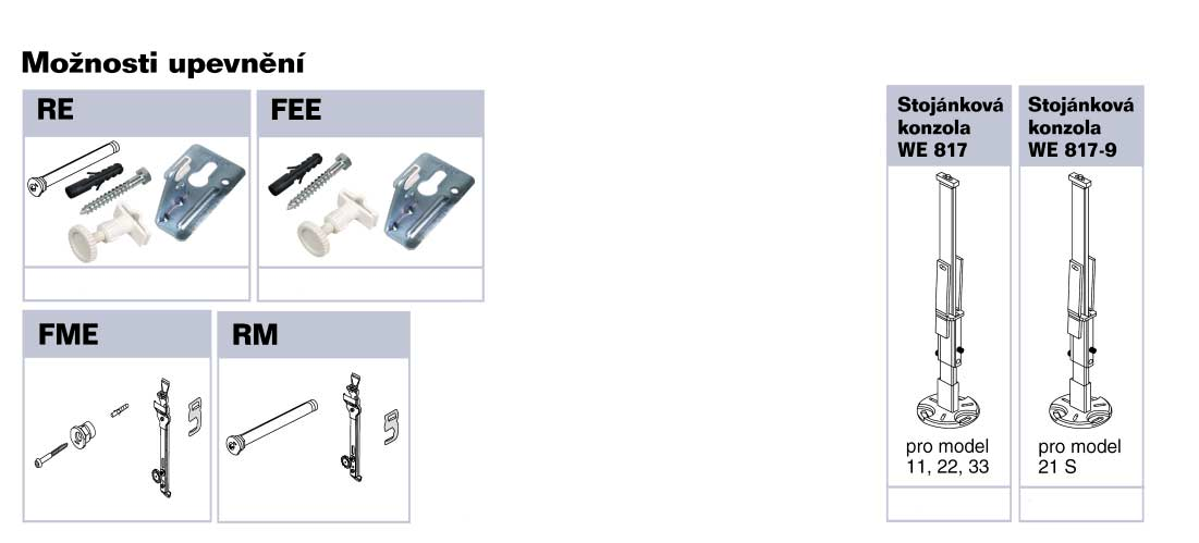 Radiátory upevnění číslo SAP Popis cena v CZK balení 672 Závěs rad. RHE - trn 160mm 30 kus 801230 Závěs rad. FME+ METAGO // 300, 35mm 130 sada 801234 Závěs rad.