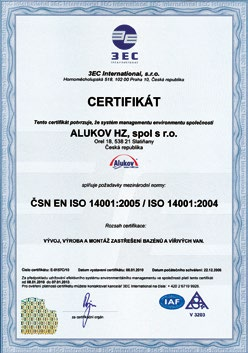 CERTIFIKACE Naše kvalita je certifikována odborníky v oblasti řízení