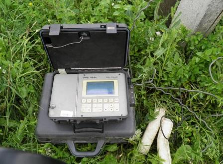 3: Digitálne seizmické aparatúry VMS 2000 MP, ABEM Vibraloc a UVS 1504 so softwerom na záznam a hodnotenie rýchlosti kmitania a
