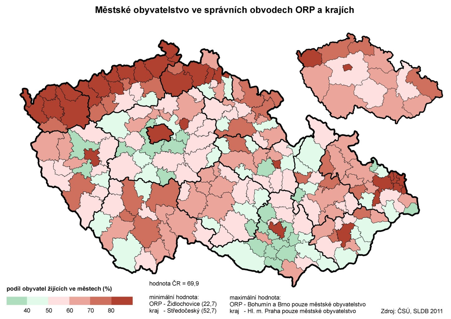 Turnov), ve kterých k okamžiku sčítání obvykle žilo 21,1 % kraje.