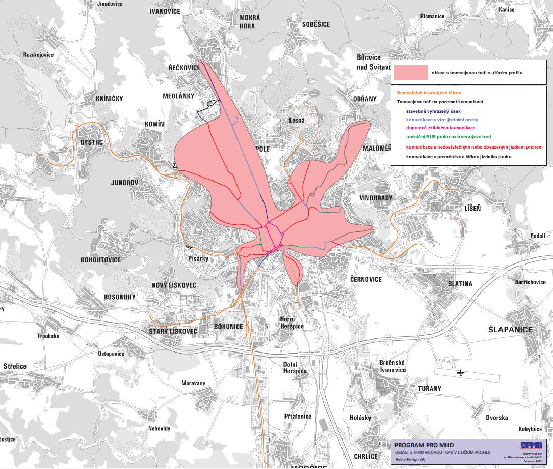 značení, zákaz levých odbočení přes těleso tramvajové trati (např. levé odbočení je dovoleno Nádražní - Masarykova) nebo zákazem parkování vozidel podél tramvajové tratě.