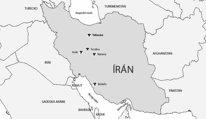 Příloha 11 Příloha 11 HLAVNÍ ÍRÁNSKÁ JADERNÁ ZAŘÍZENÍ 1 Búšehr jaderná elektrárna Teherán teheránský výzkumný jaderný reaktor (Tehran Research Reactor, TRR) Natanz zařízení na obohacování jaderného