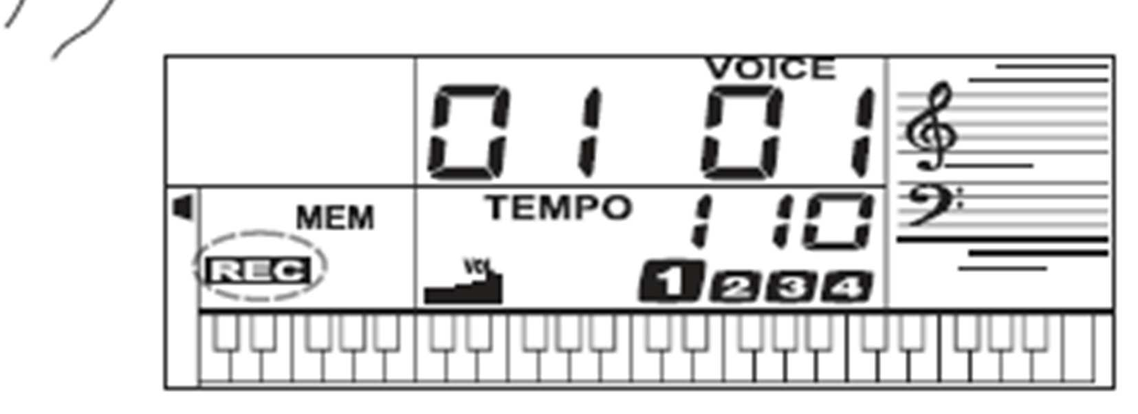 LESSON 2 : Tímto cvičením si ověříte, zda hrajete správnou notu (bez ohledu na správný čas). LESSON 3 : Tímto cvičením si ověříte, zda hrajete správnou notu ve správný čas. 7.