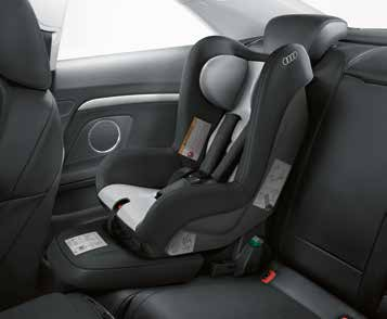 22 23 Rodina 1 4 2 1 Audi detská autosedačka Možná montáž v smere alebo proti smeru jazdy.