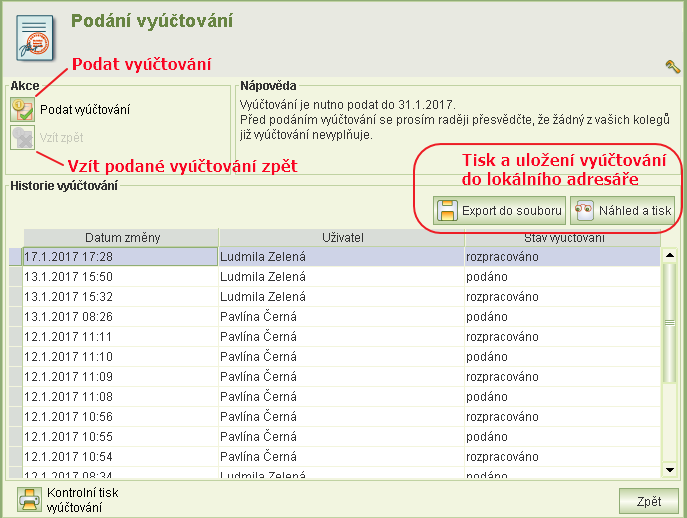 Při zadávání údajů musí platit, že: Celkový přepočtený úvazek + Celkový úvazek na DPČ Počet soc. pracovníků Poslední řádek formuláře se dopočítává automaticky. 6.