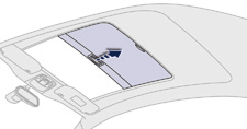 Otevírání Panoramatická střecha Zařízení s nastavitelnými optickými vodiči světla a panaromatickým