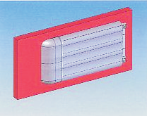 6 6 BUMPER 150 Protinárazový profil, ktorý chráni chladiarenské vitríny, steny a nábytok.