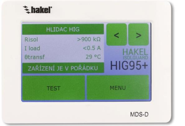 Dojde-li k poklesu izolačního stavu sítě, vestavěný hlídač indikuje chybu izolace a podle toho, ve kterém z okruhů sítě chyba nastala a ve které momentálně probíhá měření, trvá lokalizace chyby max.