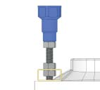 okraj nalepí samolepící páska 5x12 - v místech, kde budou hliníkové