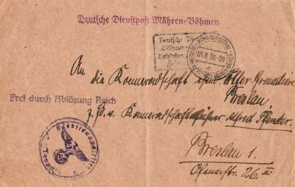 - 18 - Na předcházející straně dole je pohlednice z Lysé Hory poslaná německou polní poštou do Vídně. Proto na zásilce není frankatura známkami.