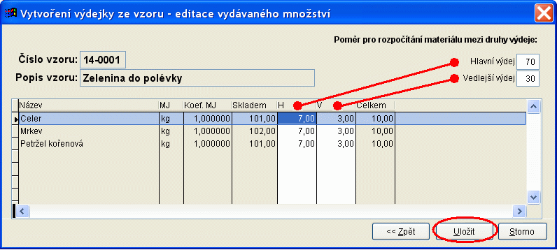 Novinky v programu MSklad 1.39 Vzory výdejek (K13901/20) V programu můžeme využít funkci, která umožňuje definovat vzorovou výdejku pro určité jídlo a tu pak použít při tvorbě výdejky.