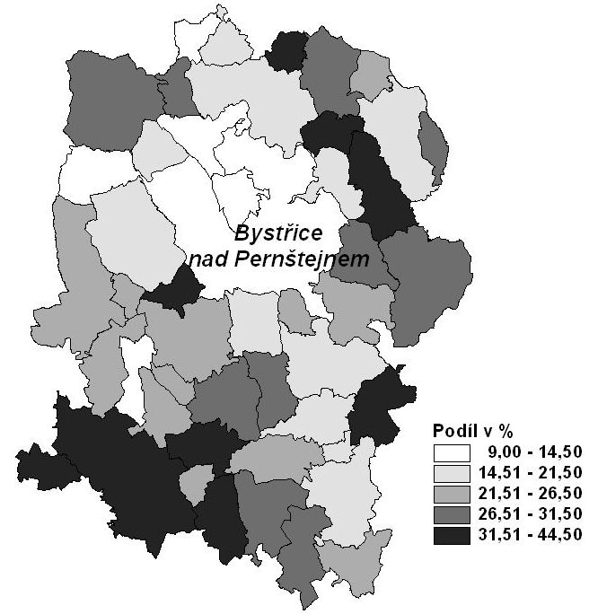 Bytový fond podle výsledků sčítání lidu, domů a bytů v rodinných v bytových Správní obvod 1991 8 136 5 622 2 420 320,3 89,7 1 101 11,9 43,3 2001 8 233 5 770 2 384 338,0 89,4 1 921 18,9 78,9 rozdíl 97