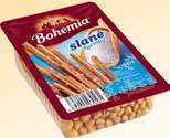 46) INTERSNACK Tyčinky Bohemia 85 g slané, sýrové, bramborové ( =