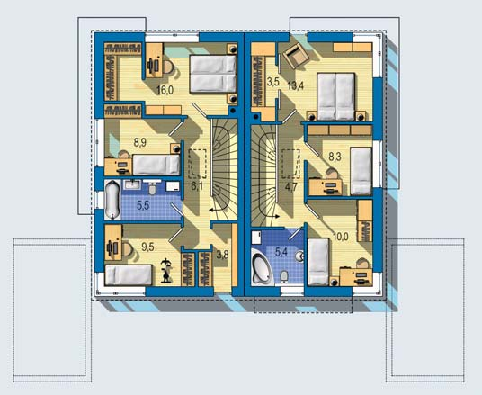 2041 m 2 [celková plocha 498 m 2 ] [celková plocha 453 m 2 ] nízkoenergetický štandard rodinného domu 159 000 87