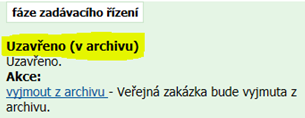 Poté klikněte na ukončit plnění smlouvy.