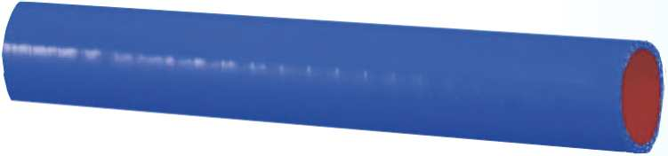Tlaková hadice pro horkou vodu a chladící kapaliny RDITOR SIL až +, : SE J R tøída Tøívrstvé polyesterové vlákno Silikonová pryž modrá, odolná teplotám a chladícím kapalinám Silikonová pryž modrá,