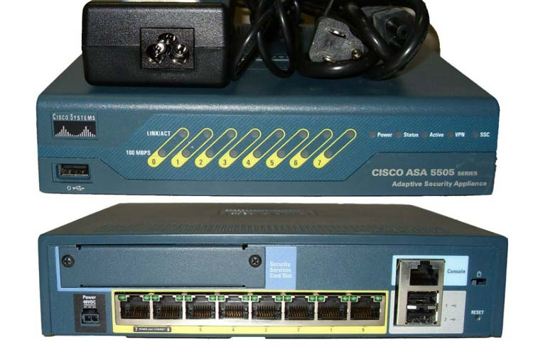 Zariadenia dodané v rámci projektu V rámci migrácie škôl na Infovek2 Vám boli na vaše školy dodané tieto sieťové zariadenia: ASA5505 Firewall bezpečnostný sieťový prvok, zabraňujúci nekontrolovanej