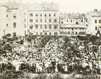 DĚLNICKÉ BOUŘE Textilní dělníci patřili v Brně k nejstarším profesním skupinám továrních zaměstnanců.
