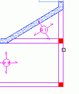 Kapitola 3 Advance v příkladech Krok 10 : Použijte funkci «střecha» k zvednutí desky Cílem tohoto kroku je vytvořit prvek střechy pomocí entit AutoCADu Úsečka a použití tohoto prvku k