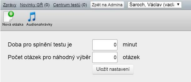 Dále jsou zde zobrazena všechna témata jednotlivých testů, jak jednoduchých, tak i složitějších (čtvrtletních a ostrých).