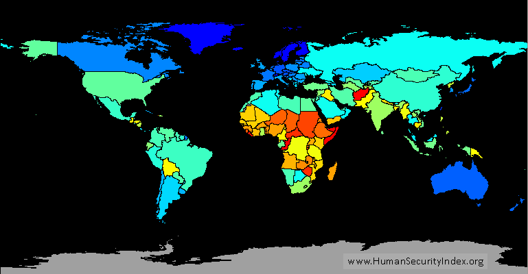 Výsledky indexu HSI jsou stejně jako u HDI měřeny na stupnici od 0 do 1. Správně by měla daná země zahrnovat tzv.