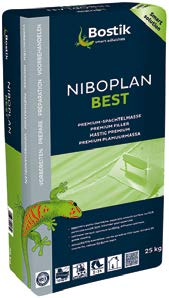 Stavební chemie Bostik pro podlahy a její doplňky Sanace podlah, penetrace, vyrovnávací hmoty Název Popis Balení Obal Počet balení na paletě NIBOSAN EASY Dvousložková zálivková hmota k uzavírání