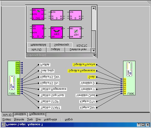Centrální jednotku tvoří kompaktní mikropočítač, který po vybavení řídicím programem může být provozován samostatně nebo jako základ větší sestavy.