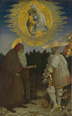 41. Diptych Madona a Bolestný Kristus, 1320-25, Simone Martini