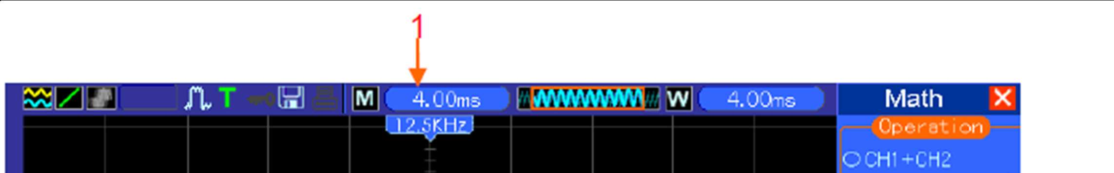 3. Ovladač VOLTS/DIV Ovladačem se nastavuje zesílení, resp. zeslabení zdrojového signálu v průběhu kanálu.