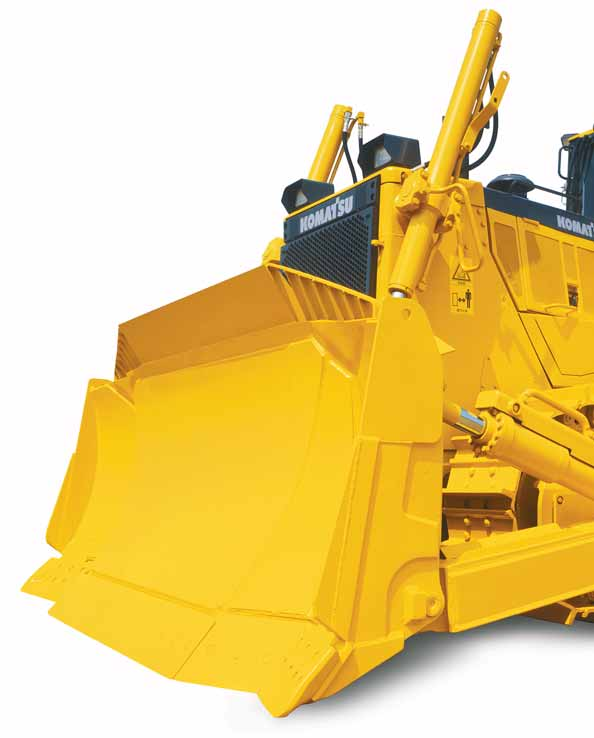 Stručný přehled Model D155AX-6 je výkonný, spolehlivý a odolný buldozer Komatsu, který dosahuje vynikající účinnosti při rozrývání terénu i při shrnování zeminy.