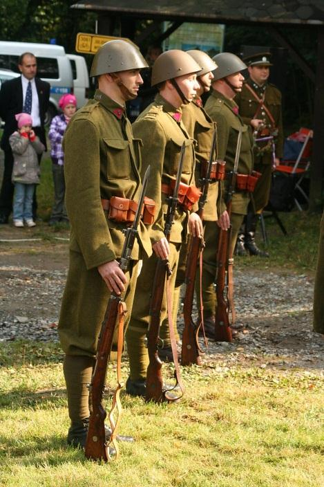 hraničářů z let 1938/1939 a následující čestnou salvou jsme si připomněli