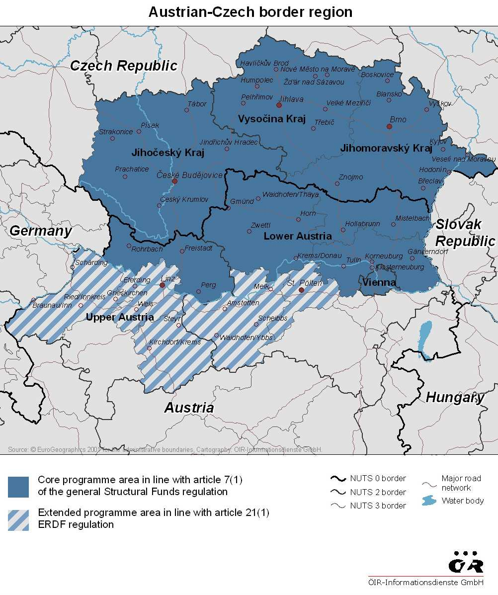 3 FMP projekty v příhraničí CZ/NÖ/OÖ 1. Jižní Morava (LP) - Weinviertel-NÖ Mitte 2.