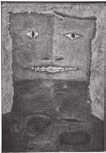 2017 Eduard Ovčáček, Hlava, 1959, kombinovaná technika, ze sbírky Galerie Zlatá husa Šedesátá léta 20. stol.